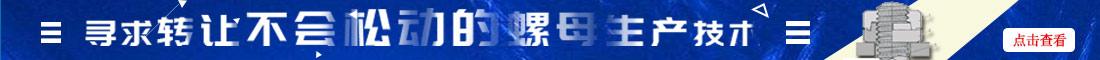 不会松动的螺母生产技术